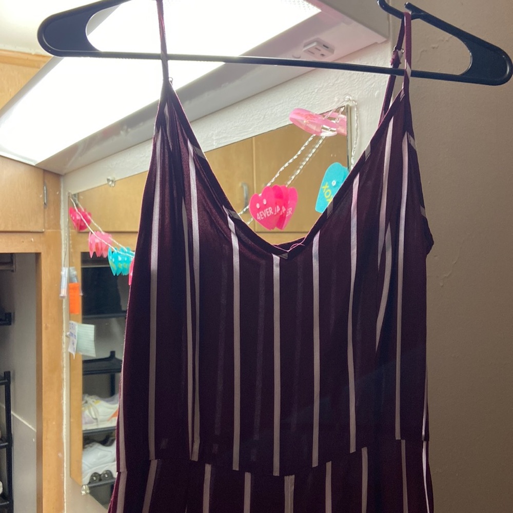 Maroon jumpsuit thing